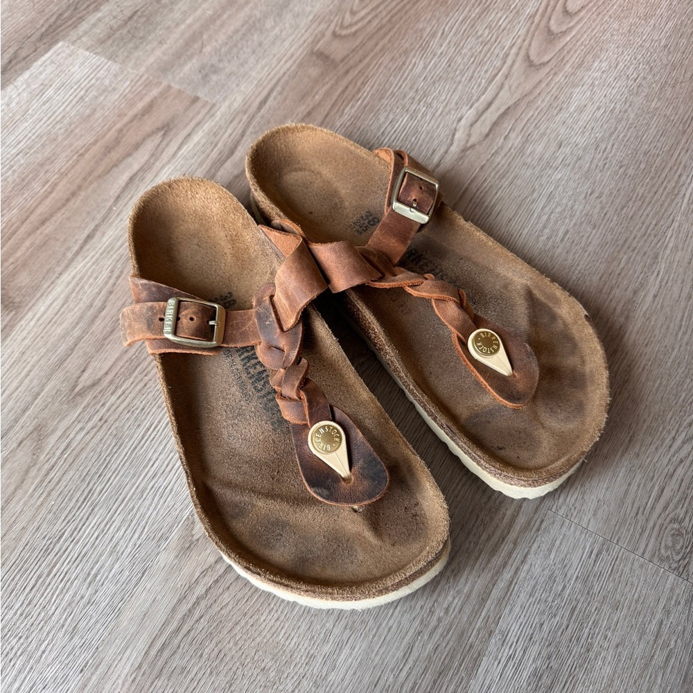 Birkenstock Gizeh Braided Sandals size 38